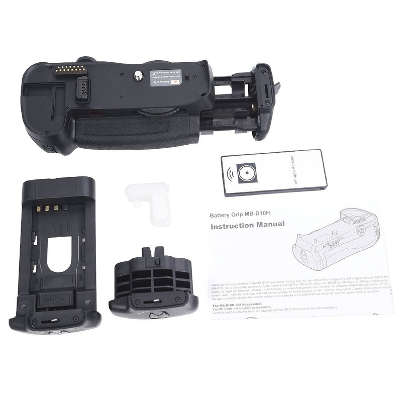 DSTE Replacement for Pro IR Remote MB-D10 Vertical Battery Grip Compatible Nikon D300 D300S D700 D900 SLR Digital Camera as EN-EL3E
