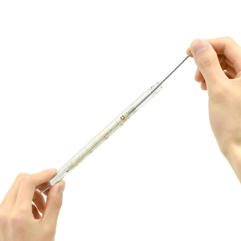 6 Pieces Glass Pipettes Graduated Dropper 0.5ml 1ml 2ml 3ml 5ml 10ml Long Glass Pipette Dropper with 6 Rubber Caps for Transfer Liquid Essential Oil 6 Pieces