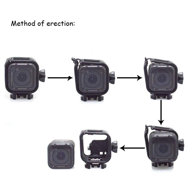 [AUSTRALIA] - Ximimark Standard Protective Housing Frame Case Mount Holder for GoPro Hero 4 Session Camera 1Pcs 
