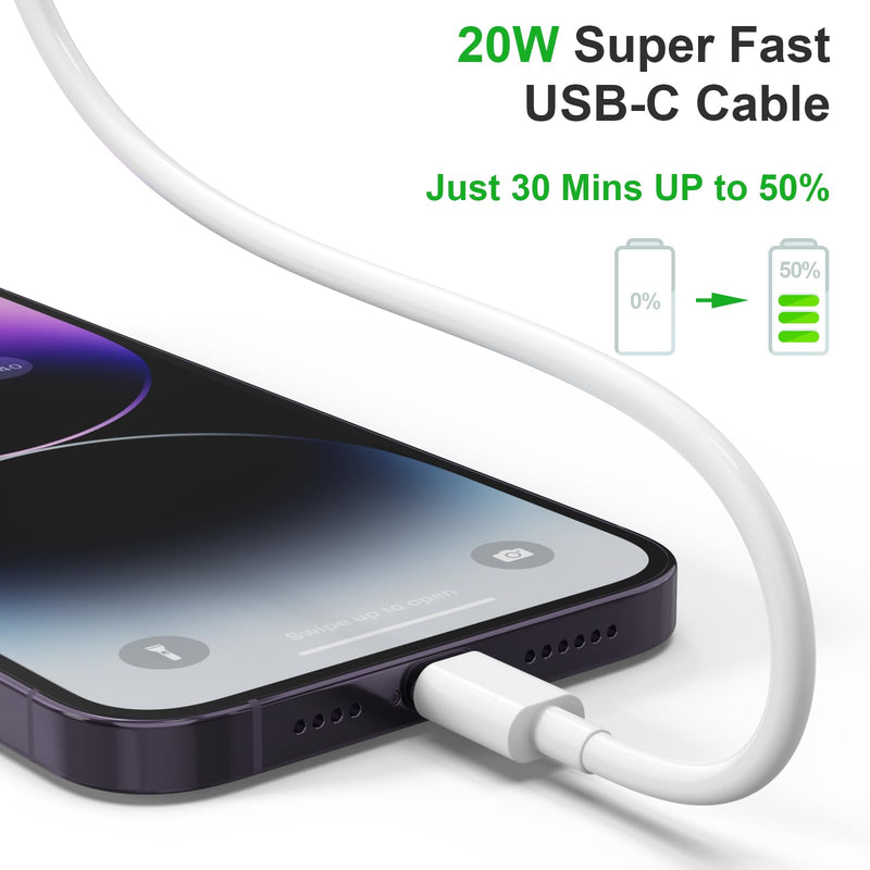 5 Pack USB C to Lightning Cable [Apple MFi Certified] 6FT iPhone Charger Fast Charging Type c to Lightning Cable iPhone Fast Charger Power Delivery for iPhone 14 13 12 11 Pro Max Xr Xs X 8 and More