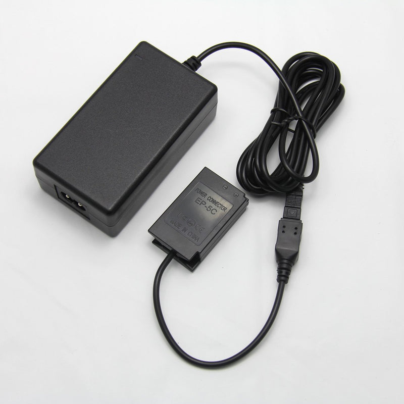 Glorich EH-5 Plus EP-5C Replacement AC Power Adapter kit for Nikon 1 J, 1 J1, 1 J2, 1 J3, 1 S1, 1 AW1, 1 V3 and Coolpix A Digital Cameras (EP-5C DC Coupler/Dummy Battery to Replace EN-EL20 Battery)