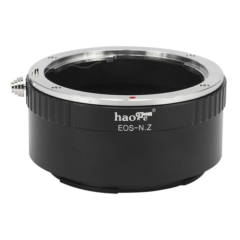 Haoge Manual Lens Mount Adapter for Canon EOS EF EFS EF-S Lens to Nikon Z Mount Mirrorless Camera Such as Z7II Z6II Z6 Z7