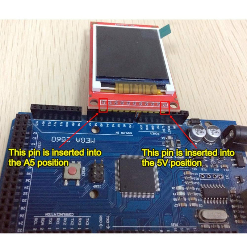 DSD TECH 1.8 Inch TFT LCD Display Module with SPI Interface for Arduino and MCU