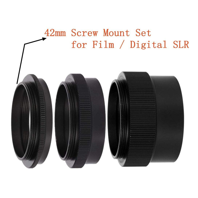 Pomya Mount Auto Focus Macro Extension Tube Ring for M42 42mm Screw Mount Set for Film/Digital SLR