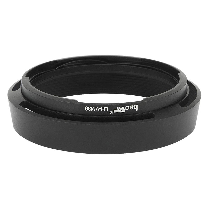 Haoge LH-VM36 Bayonet Metal Round Lens Hood Shade Compatible with Voigtlander Nokton Aspherical ASPH 40mm f/1.2 VM, 35mm f1.2 VM, 50mm f1.2 VM Leica M Lens Replaces LH-8 Black