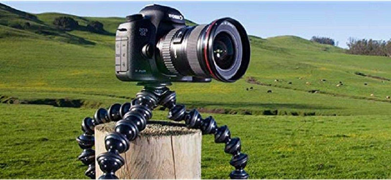 JOBY Gorillapod 3K Stand. Premium Flexible Tripod 3K Stand for Pro-Grade DSLR Cameras or Devices Up to 3Kg (6.6Lbs). Black/Charcoal