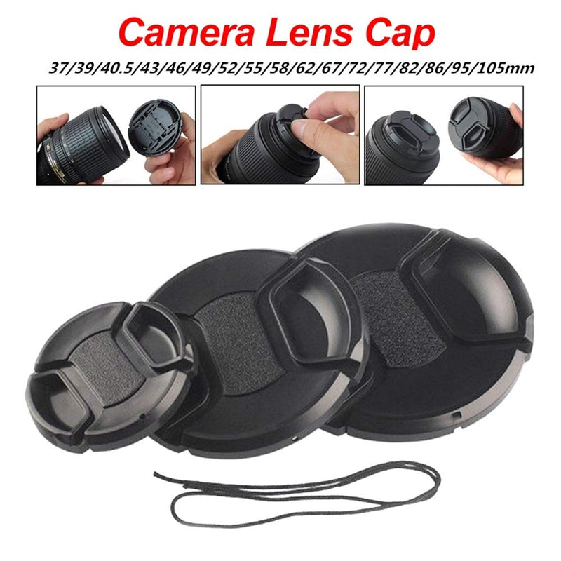 43mm Lens Cap Center Snap on Lens Cap Suitable Suitable &for Nikon/for Canon/for Sony etc,Compatible with All Brands Any Lenses Ø43mm with Camera. 43mm