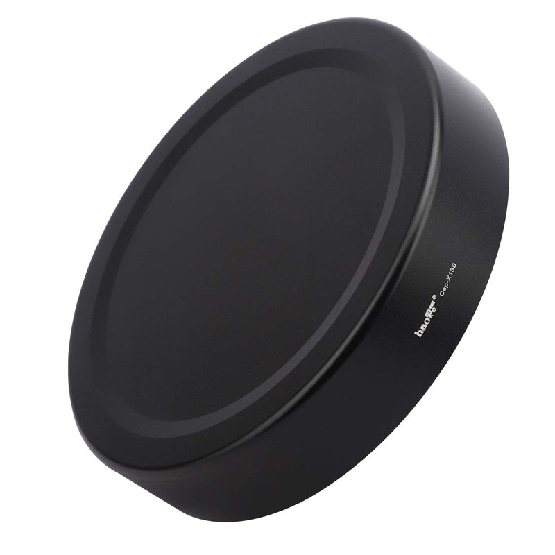 Haoge LH-X13B Bayonet Dedicated Lens Hood of Square Metal for Fuji Fujifilm Fujinon XF 18-55mm F2.8-4 R LM OIS Lens and Fujinon XF 14mm F2.8 R Lens (New Version with a Hood Metal Cap)