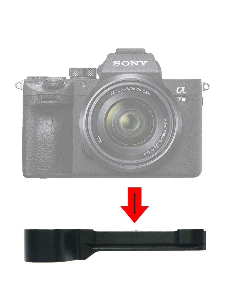 HITHUT Metal Hand Grip Quick Release QR Plate for Sony A7III A7RIII A7R3 A7M3 A9 Arca Swiss Compatible
