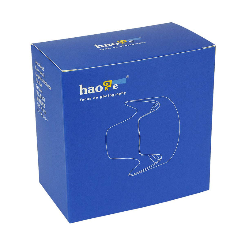 Haoge Bayonet Lens Hood Compatible with Canon EF 75-300mm f/4-5.6 is USM Lens Replaces Canon ET-64 II