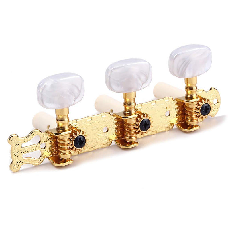 Alnicov Guitar Tuners - 2Pcs Classical Guitar Tuners Tuning Pegs Keys Machine Heads