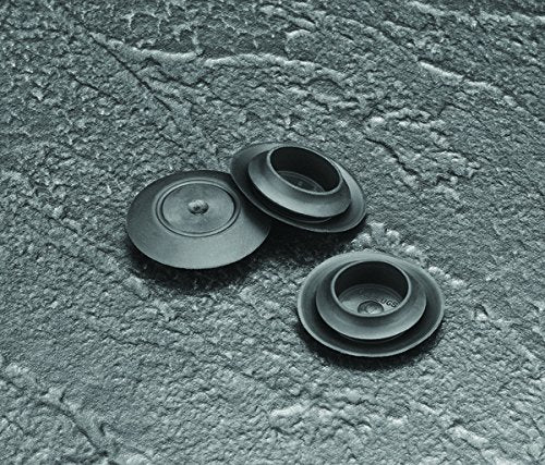 Caplugs ZBPFE-31MMQ1 Plastic Ergonomic Button Plug with Flush Type Heads. BPFE-31MM, TEO, Hole Size 1.201-1.260" Metal Thickness .031-.079", Black (Pack of 50)