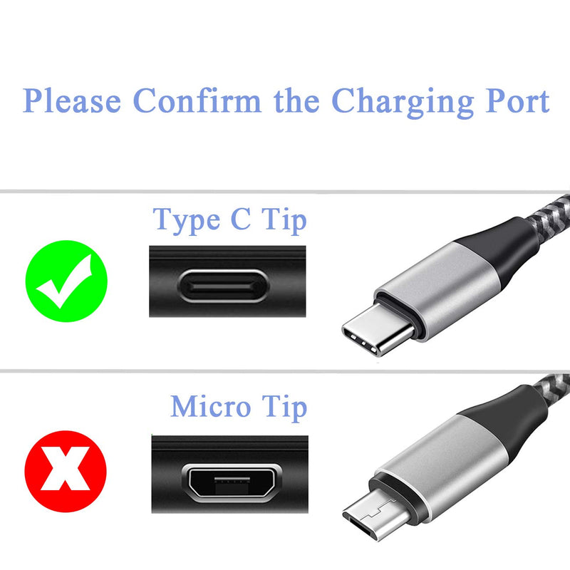2 Pack 6.6Ft Type C USB Fast Charging Charger Cable Cord for Samsung Galaxy Tab A 10.1(2019), 8.0(2017); Tab A7 10.4"; Tab S6/Lite S4 S3; Tab A 8.4(2020), 10.5" Tablet, Galaxy S10 S9 Phone