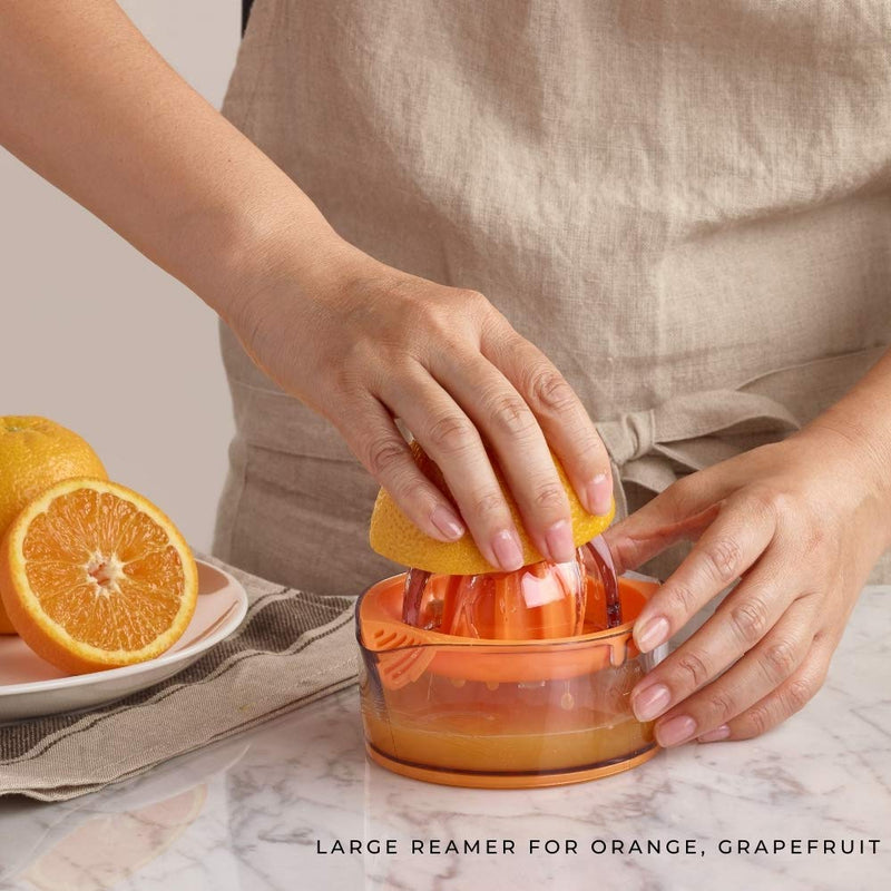 PortoFino Multi Citrus Juicer | Space Saving Kitchen Tools | Food & Cooking Accessories | Anti-Slip | Perfect for RV and Camper | Orange, Lemon & Lime Juice Squeezer