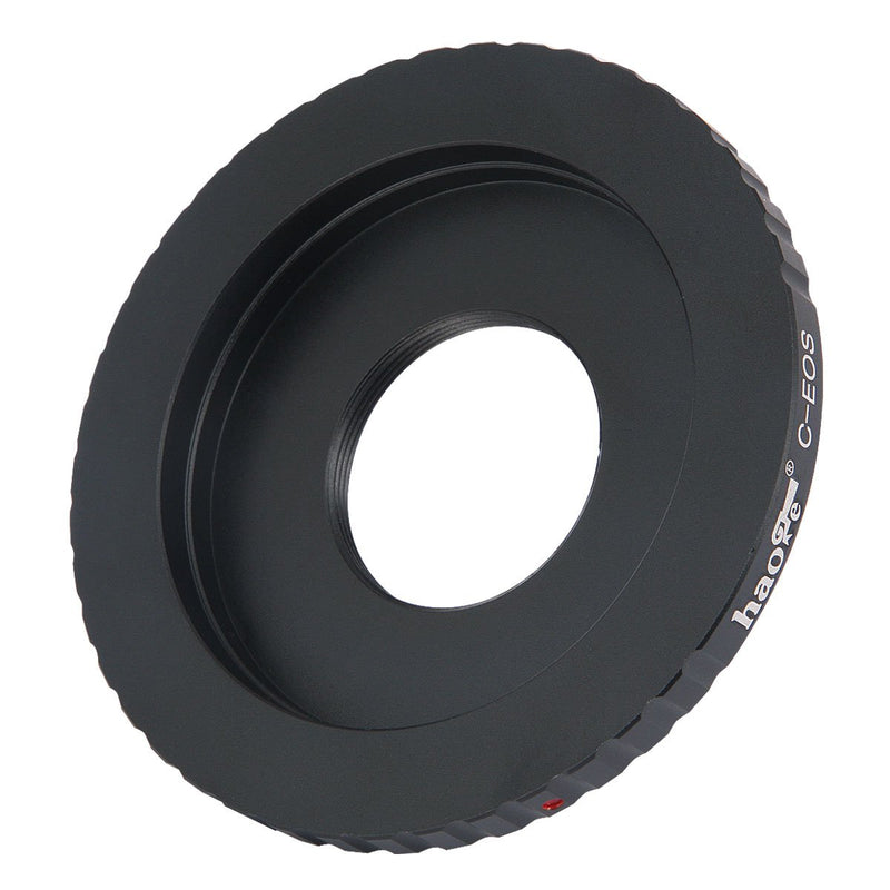 Haoge Manual Lens Mount Adapter for C-Mount CCTV Cine Movie Film Lens to Canon EOS Rebel 80D 70D 60D 50D 550D 500D 5D 5DS 7D EF EF-S Mount Camera