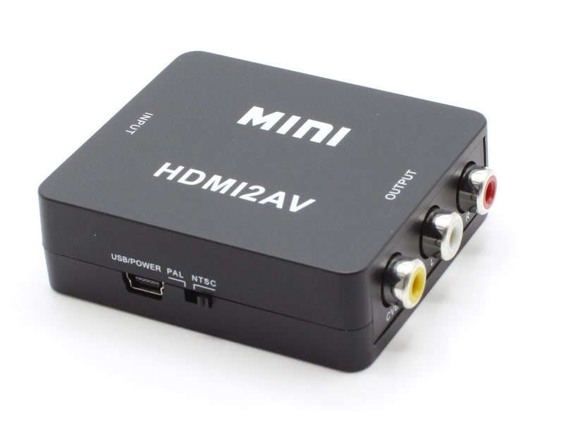 THE CIMPLE CO - HDMI to RCA Converter (Digital to Analog Converter) - Converts from HDMI - Does not Work in Reverse - Down CONVERTS - Black Kit