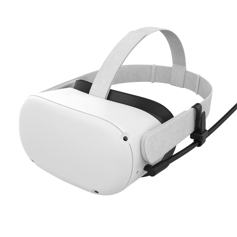 AMVR VR Accessories Silicone Cable Storage Straps for Oculus Quest/Quest 2/Rift/Rift S/Valve Index/HTC Vive/Vive Pro/HP Reverb G2/PSVR Link Cable (2pcs)