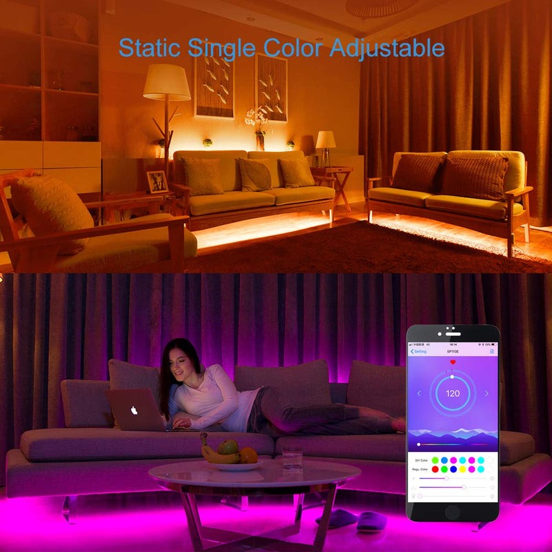 [AUSTRALIA] - ALITOVE WS2812B WS2811 Addressable LED Bluetooth Controller iOS Android App Wireless Remote Control DC 5V~12V for SK6812 SK6812-RGBW WS2812 SM16703 Dream Color Programmable RGB LED Strip Pixel SP110E 