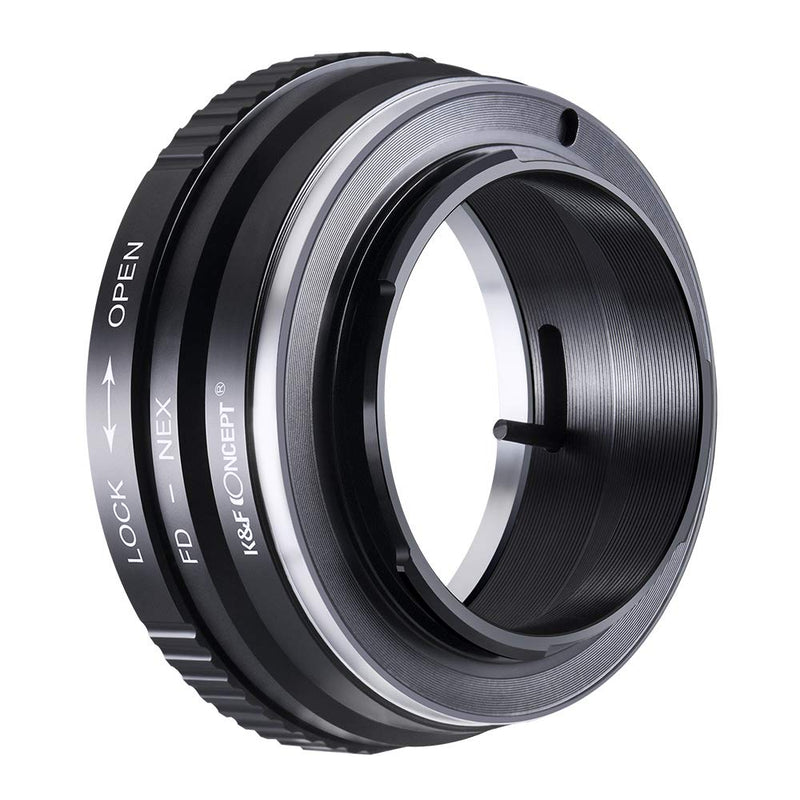 K&F Concept Lens Mount Adapter FD to NEX for Canon FD FL Lens to Sony NEX E-Mount Camera for Sony Alpha NEX-7 NEX-6 NEX-5N NEX-5 NEX-C3 NEX-3