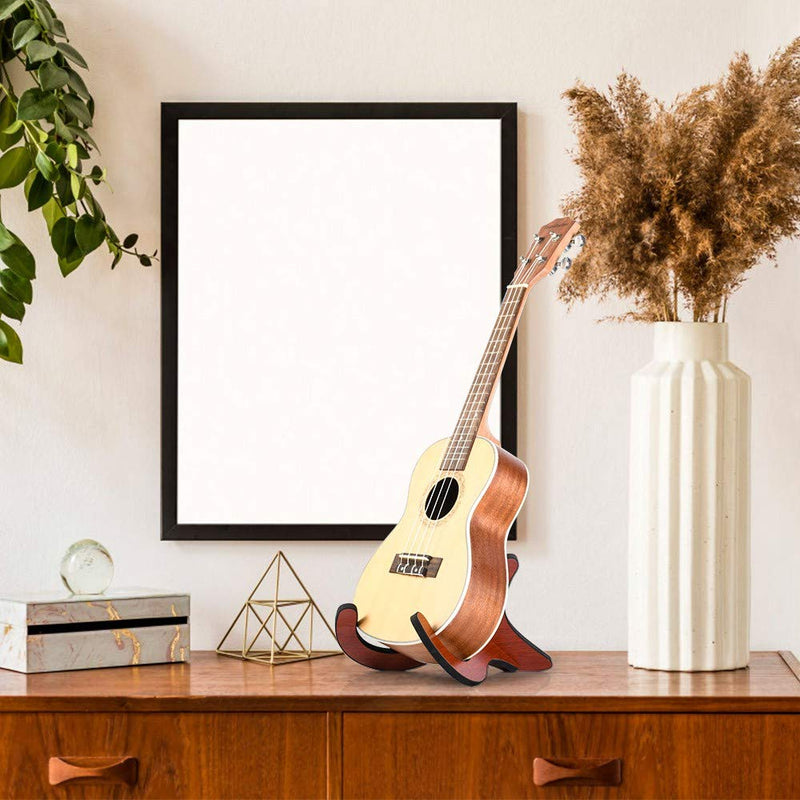 Ukulele Stand,Wooden Ukulele Showing Stand,Folding Portable Stand for Mandolins and Violins