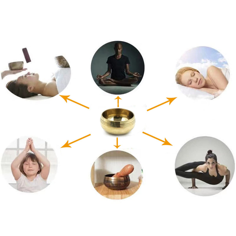 [AUSTRALIA] - Upgraded Tibetan Singing Bowl Set, Premium Singing bowls set, Meditation Bowl For Yoga & Chakra Healing Handmade Sound Bowl 