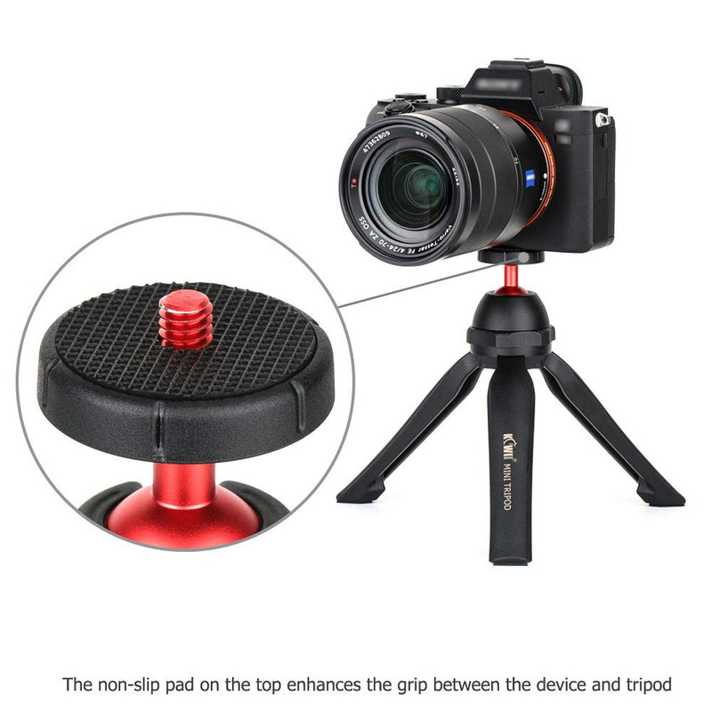 Mini Tripod for Camera, Handheld Video Tabletop Tripod with 360° Ball Head for Sony ZV-1 RX100VII RX100 VI RX100V A7C A6100 A6300 A6400 CX405 AX33 AX53 Canon G7X Mark III II EOS M50 M6 Mark II & More Basic