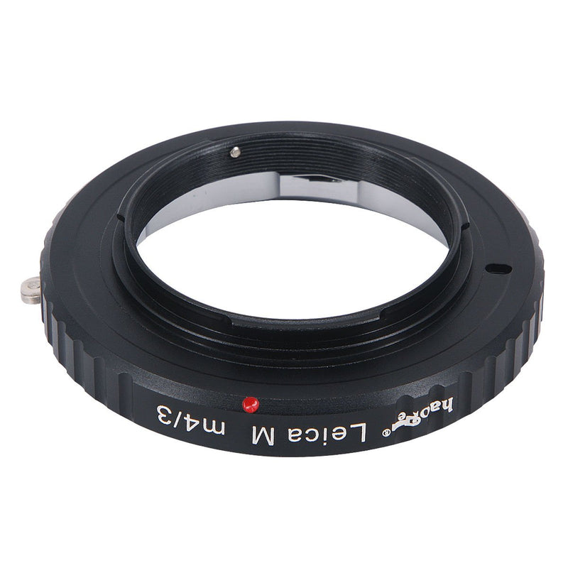 Haoge Manual Lens Mount Adapter for Leica M LM Lens to Olympus and Panasonic Micro Four Thirds MFT M4/3 M43 Mount Camera