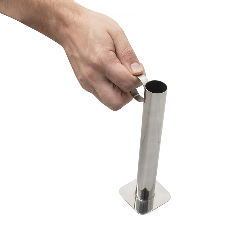 Wekler Falls Hydrometer Test Cup - Stainless Steel, Durable, Reusable - Complete with 2 Cleaning Brushes