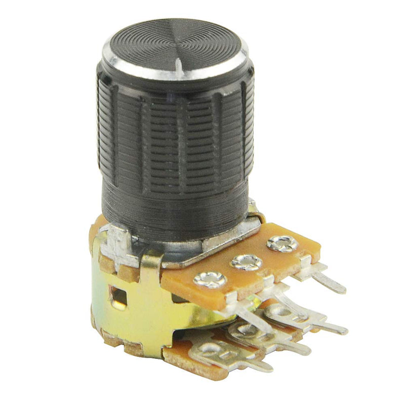 WMYCONGONG 18 PCS 10K Ohm Volume Control Potentiometer Dual Turn Guitar Potentiometer (Dual Linear)