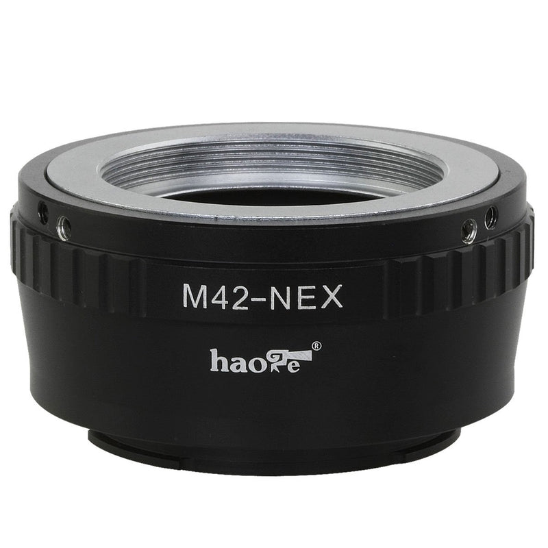 Haoge Lens Mount Adapter for 42mm M42 Mount Lens to Sony E Mount NEX Camera as a3000 a3500 a5000 a5100 a6000 a6400 a6500 A7 A7R A7S A7II A7RII A7SII A7III A7RIII A9 VG10 VG20 VG30 VG900 FS700 FS7 FS5