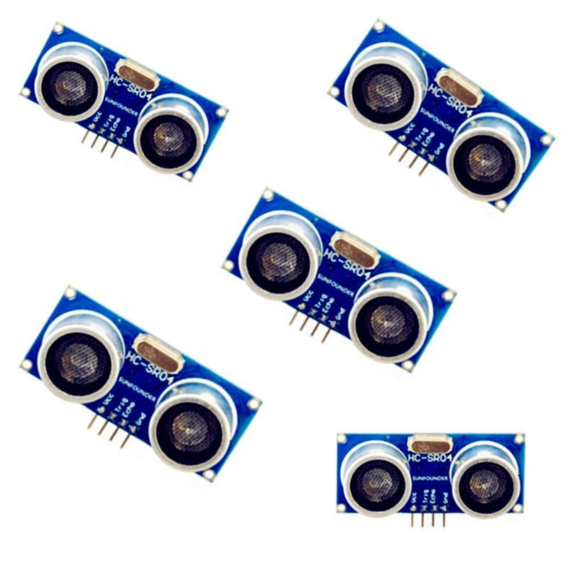 WYPH Ultrasonic Module HC-SR04 Distance Measuring Ranging Sensor for Arduino UNO for Mega R3 for Mega2560 Duemilanove Nano Robot Pack of 10pcs