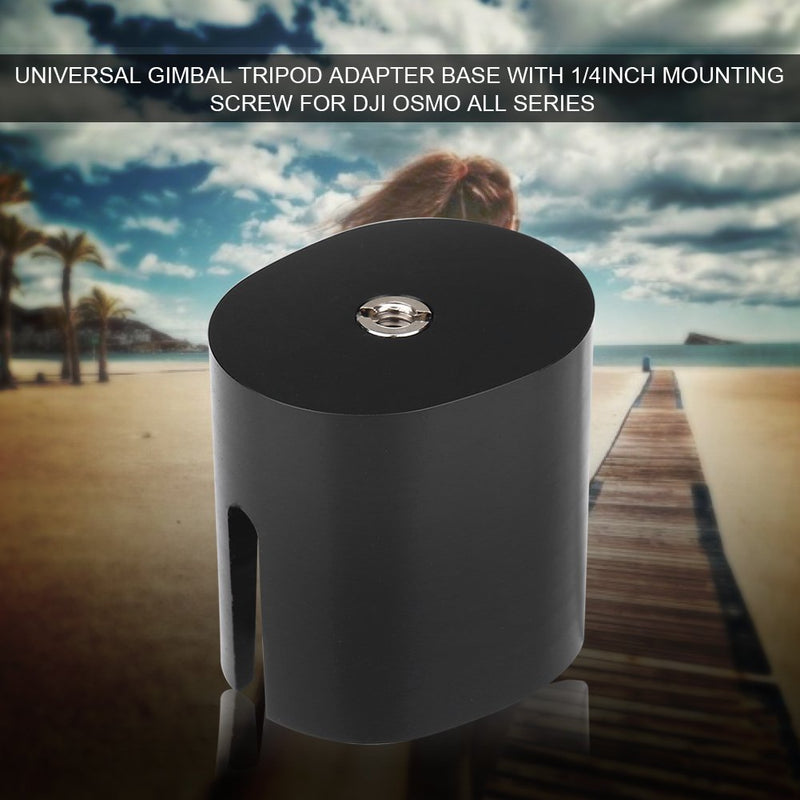 [AUSTRALIA] - Gimbal Tripod Adapter Base Universal Handheld Camera Adapter Base with 1/4inch Mounting Screw for DJI OSMO All Series Handheld Camera Adapter Base 