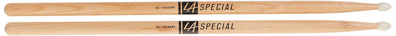 Promark LA Specials 5A Hickory Drumsticks with Nylon Tip, 3-Pack (LA5AN-3P)