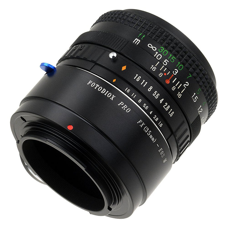 [AUSTRALIA] - Fotodiox Lens Mount Adapter - Fuji Fujica X-Mount 35mm (FX35) SLR Lens to Canon EOS M (EF-m Mount) Camera Bodies; fits EOS M, M2 Digital Mirrorless Camera Fujica X 35mm PRO 