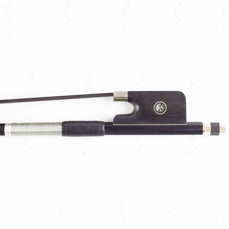 [AUSTRALIA] - VingoBow 3/4 Size Natural BLACK Mongolia Horsehair Carbon Fiber Cello Bow DEEP and POWERFUL Tone Nice Design Black Color Art No.100CB 