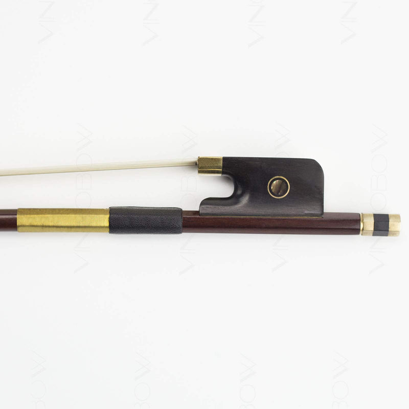 [AUSTRALIA] - Pernambuco Stick Cello Bow 4/4 Size VINGOBOW 420C Full 4 4 Concert Level Brass Alloy Fitted Parisian Eyes Ebony Frog Well Balanced Sweet Sound Natural Horse Hair for Porfessional Player 