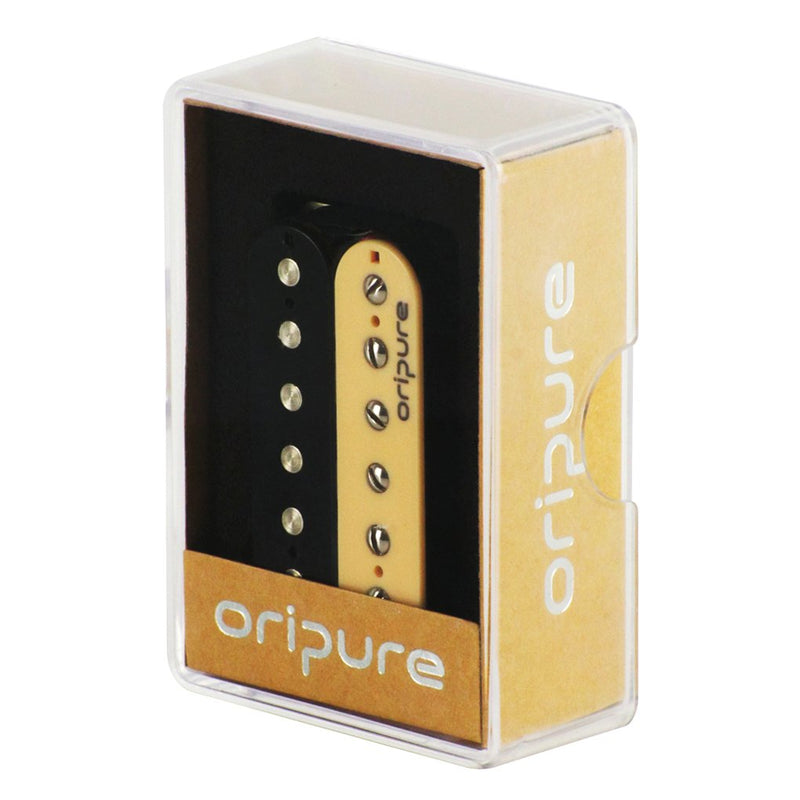 OriPure Alnico 2 Double Coil Guitar Humbucker Pickups Zebra Bridge Pickup-Strong Powerful Sound