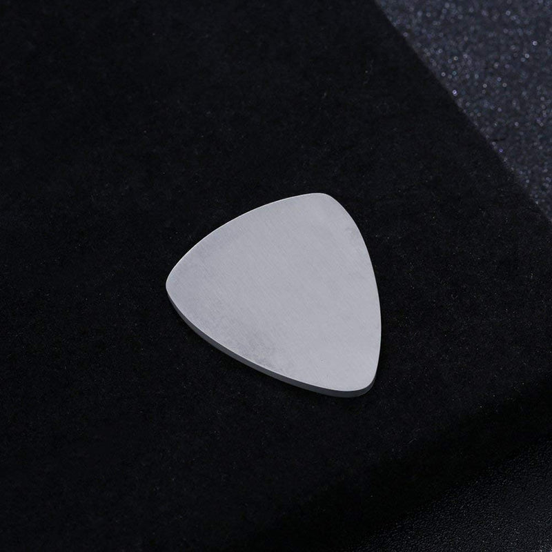 Vencetmat X-Heavy Guitar Picks 2.0mm Thickness Stainless Steel For Dad