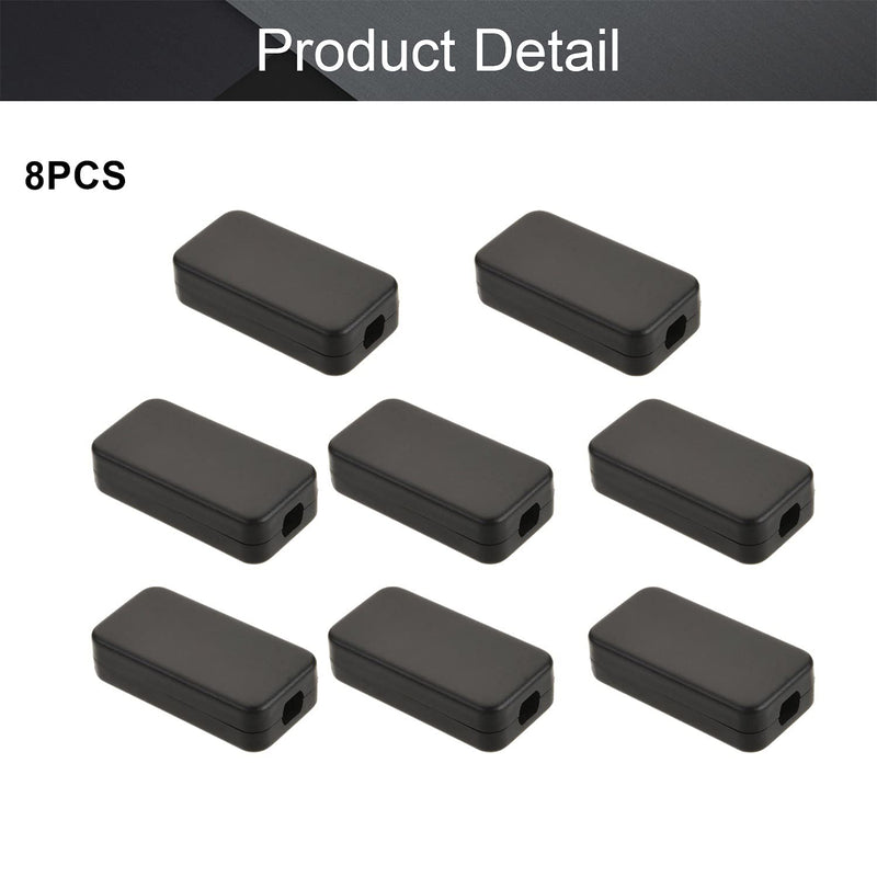 Fielect 8Pcs Junction Box ABS Plastic Dustproof Universal Electrical Project Enclosure 1.57 x 0.79 x 0.41 inch (40x20x10.5mm) 1.57" x 0.79" x 0.41"
