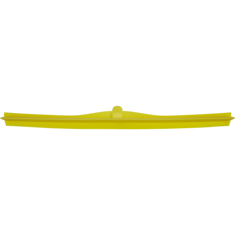 Vikan 71706 Rubber Polypropylene Frame Single Blade Squeegee, 28", Yellow 7170