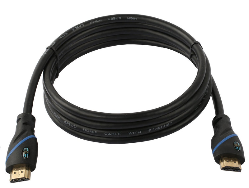 [AUSTRALIA] - 8ft (2.4M) High Speed HDMI Cable Male to Male with Ethernet Black (8 Feet/2.4 Meters) Supports 4K 30Hz, 3D, 1080p and Audio Return CNE620046 8 Feet (Single Pack) HDMI Male to Male 1 Pack 