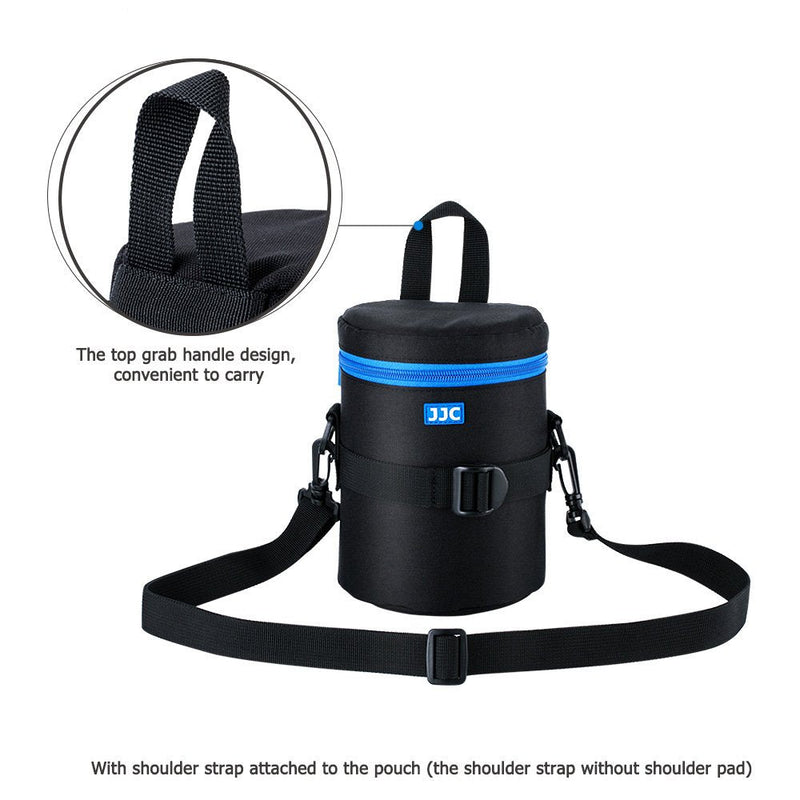 [AUSTRALIA] - JJC Deluxe Lens Case Pouch for Canon EF 24-70mm f2.8L/EF 16-35mm f2.8L/EF 85mm f1.4L/EF 70-300mm f4-5.6 IS USM,Nikon AF-S 24-70mm f2.8/AF-P 70-300mm f4.5-5.6E and other Lens below 3.93" x 7.16"(D x L) XL Size 