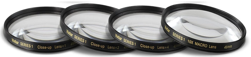 49mm 7PC Filter Set for Canon EF 50mm f/1.8 STM Lens - Includes 3 PC Filter Kit (UV-CPL-FLD) and 4PC Close Up Filter Set (+1+2+4+10)