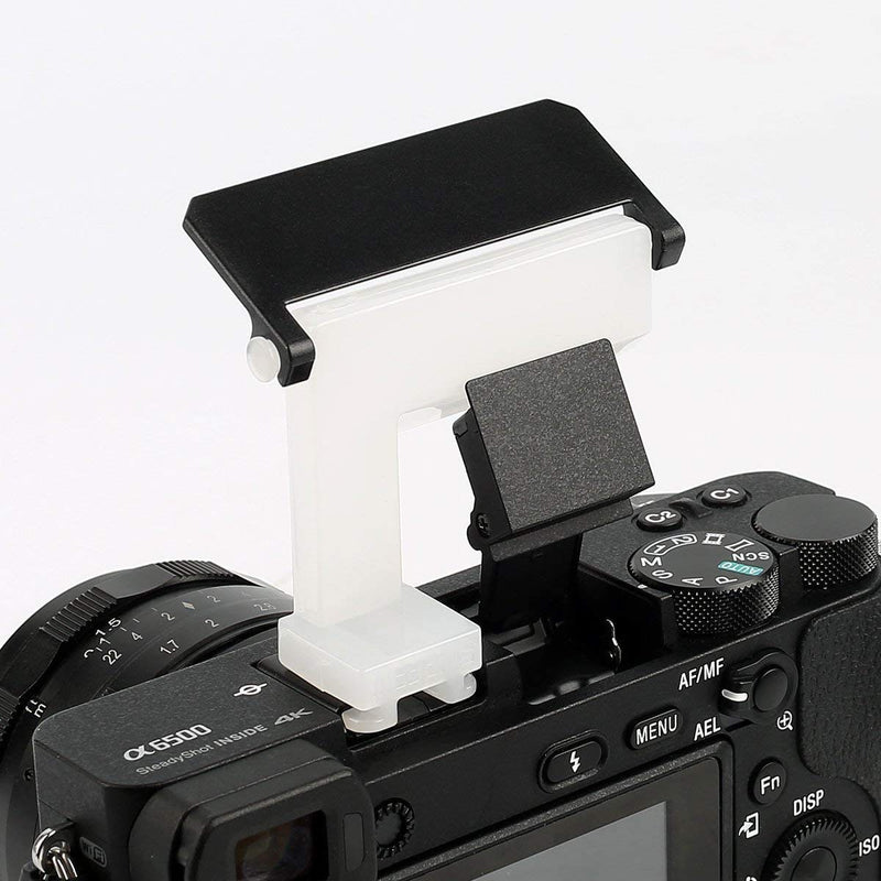 Mcoplus Diffuser Flash Bounce Cards for Sony NeX 6 and Alpha a6000 a6100 a6300 a6400 a6500 Cameras