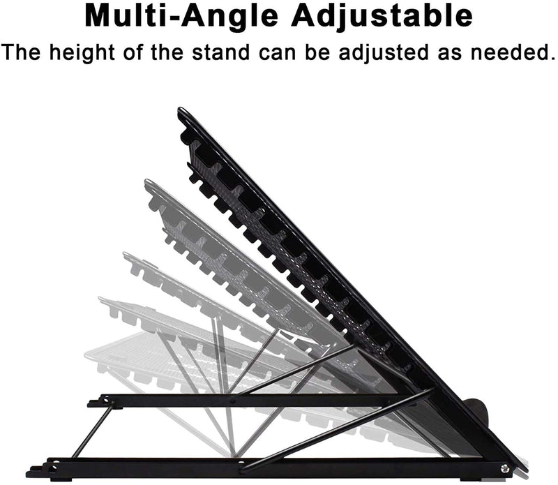 [AUSTRALIA] - Fayet Large Version Adjustable Light Pad Stand, 12 Angle Points Skidding Prevented Holder for XP-Pen Artist Huion 12 Inches 13.3 Inches 15.6 Inches Drawing Monitor/Huion A2 A3 LED Tracing Light Board large size 