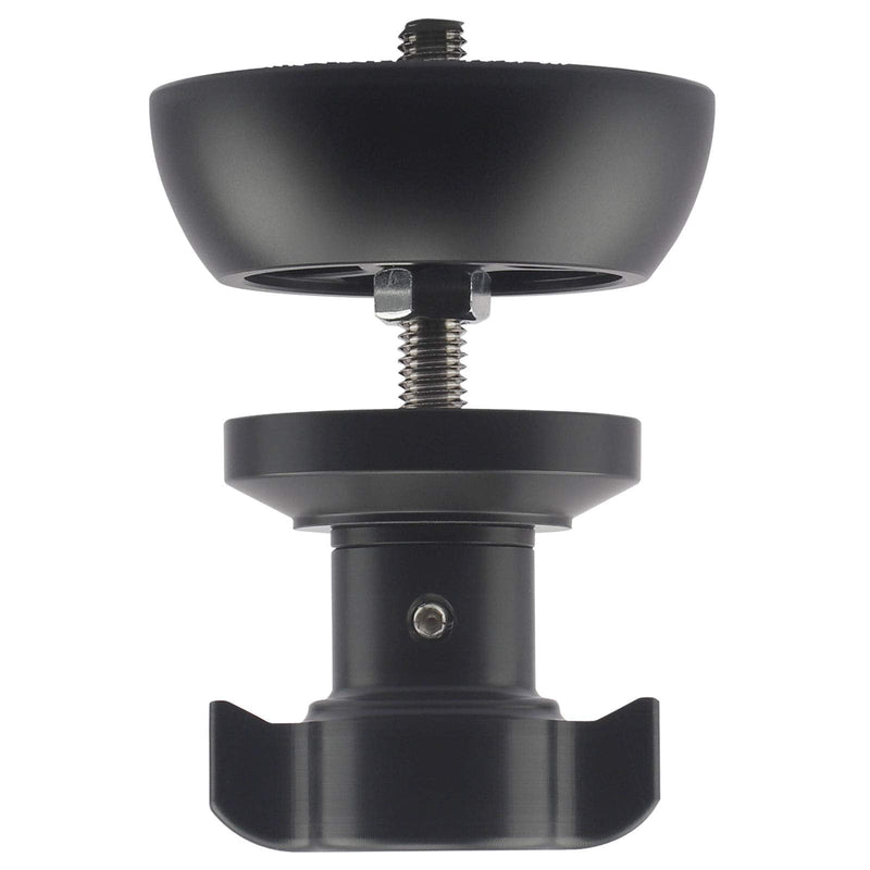 Haoge 75mm Half Ball Bowl Adapte, Metal Half Ball Flat to Bowl Adapter Convert Video Bowl Tripod and Fluid Head with 3/8" Screws for as Manfrotto 501/502/504 Flat Mount Type Fluid Head