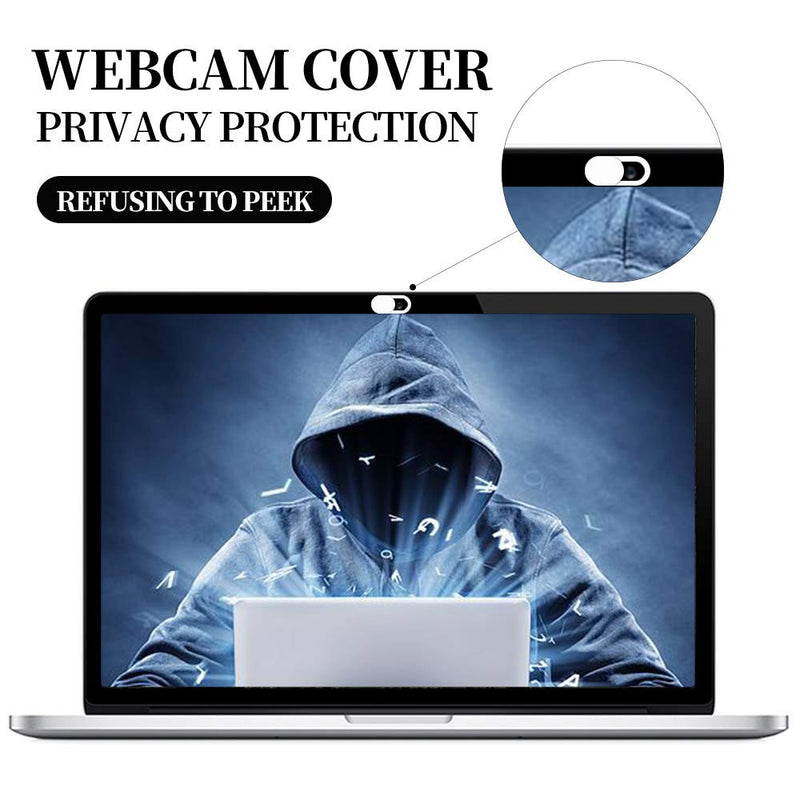 Laptop Camera Cover Slide (3 Pack) Webcam Cover Slider Stickers for Computer, MacBook Pro/Air, iPhone, Tablets, PC, iPad, iMac, Cell Phone, Echo Show, Privacy Blocker Sliding Shield,Anti-Spy (White) White