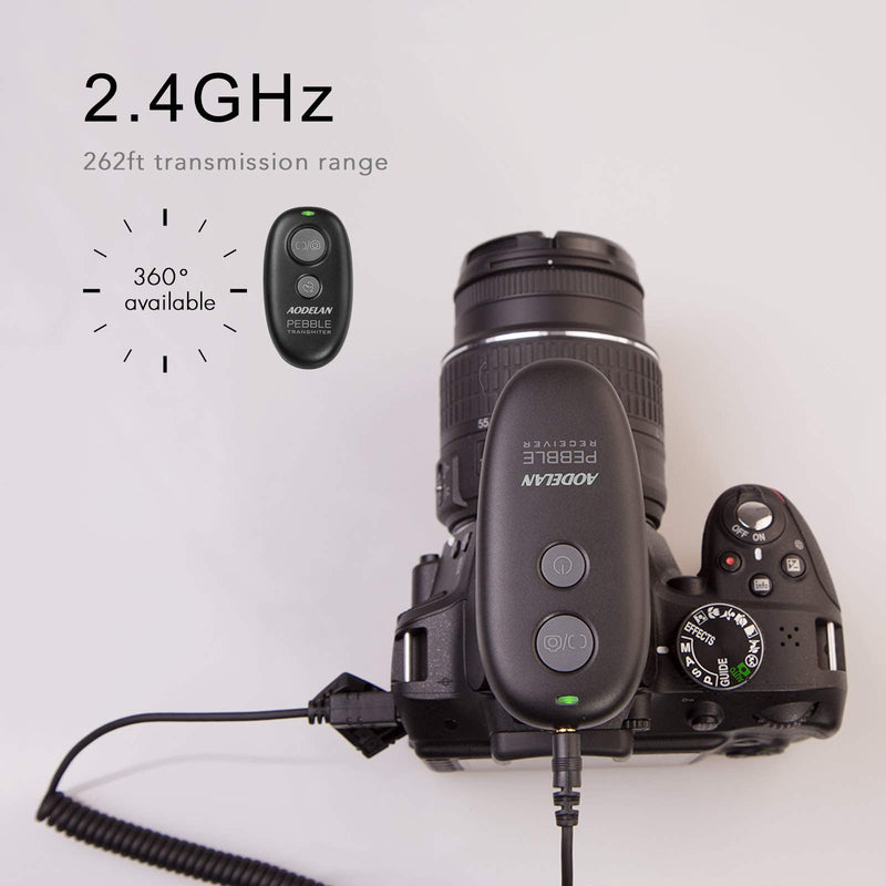 [AUSTRALIA] - AODELAN Camera Wireless Shutter Release for Canon T7, 90D, EOS M6 Mark II, R, T7i, 80D, 77D, 70D, 800D, 200D, 1500D, 7D Series, 5D Series, T7, T6i, T6s, T5i, T4i, T3i; Replace RS-80N3 & RS-60E3 