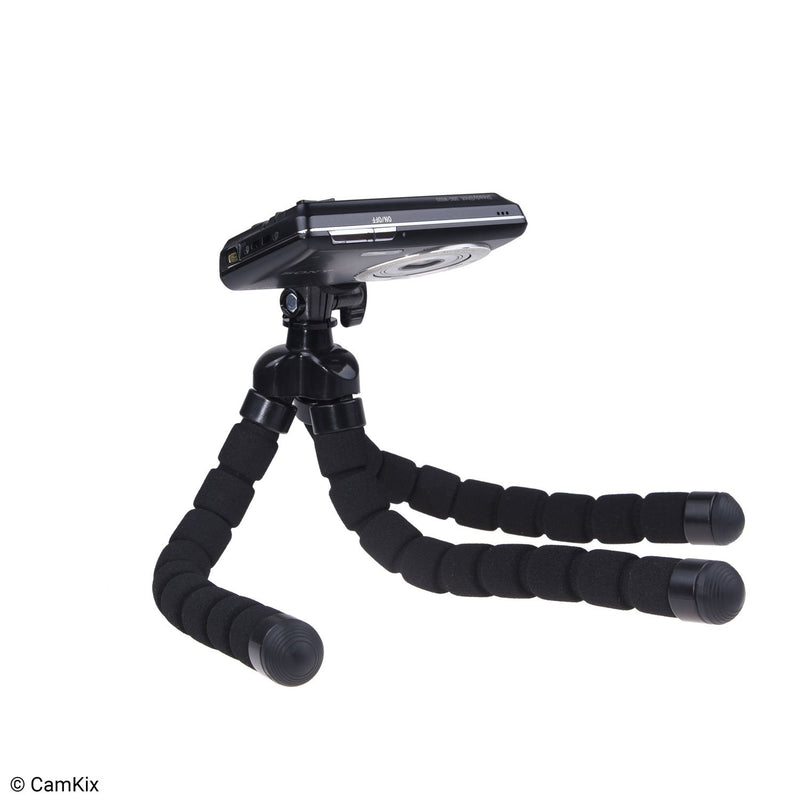 Camkix Flexible Octopus Style Tripod and Bluetooth Remote Control Camera Shutter - Use for Video Calls, Online Meetings, Vlogs, Live Streaming, E-Learning - Take Photos and Videos Wirelessly