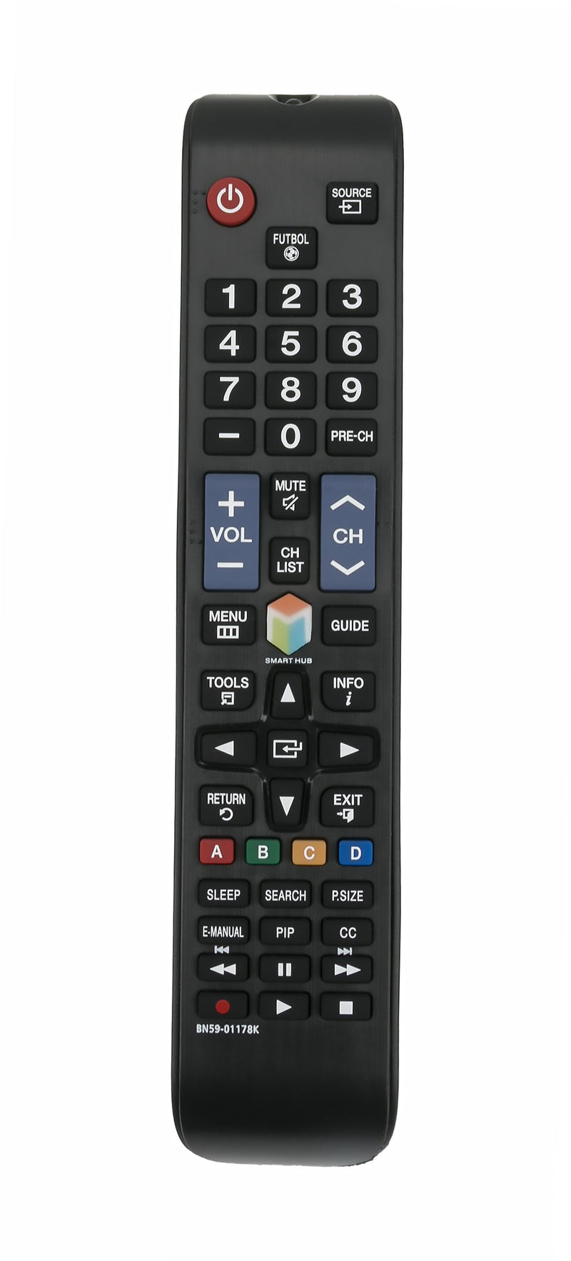New BN59-01178K Replaced Remote fit for SAMSUNG LED TV UN32H4303AH UN55H6103AF UN55H6103AFXZP UN55ES6100 4253 Series 5153 Series 5103 Series 4304 Series 6103 Series 6153 Series 6203 Series 4353 Series